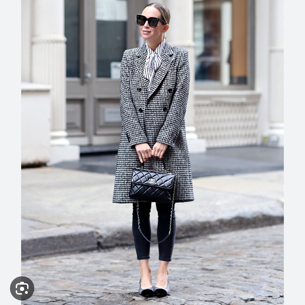 The Kooples - Mark Graphic Houndstooth wool coat